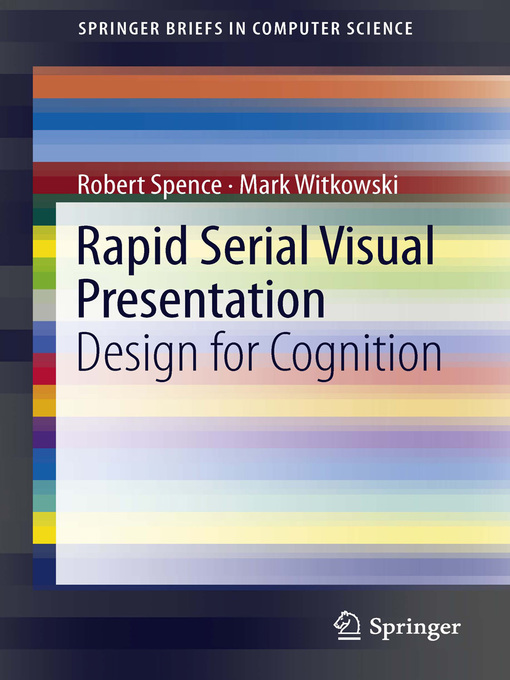 Upplýsingar um Rapid Serial Visual Presentation eftir Robert Spence - Biðlisti